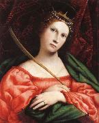 Lorenzo Lotto Sta Katarina oil painting